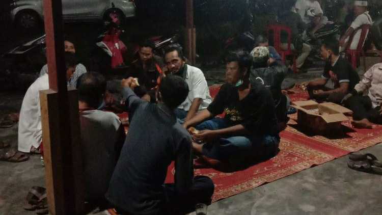 Suasana di kediaman Abdullah Sani 