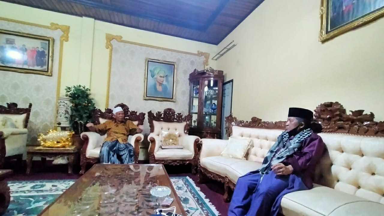 Abdullah Sani saat silaturahmi ke kediaman Kadir Husein