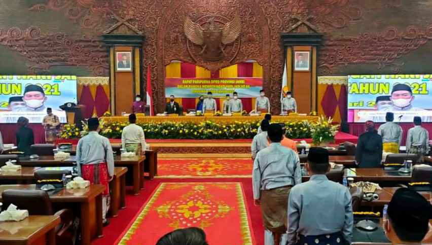 Paripurna istimewa HUT Provinsi Jambi ke 64 di DPRD Provinsi Jambi
