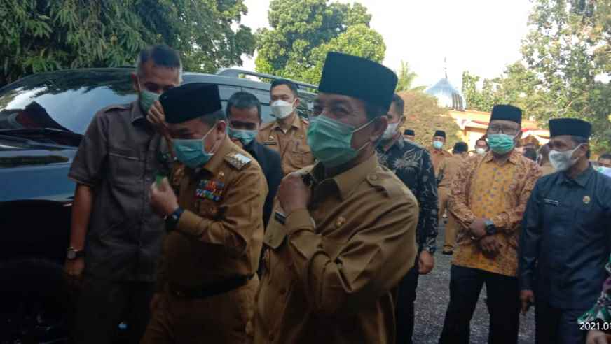 Fachrori didampingi Al Haris saat kunjungan kerja di Merangin