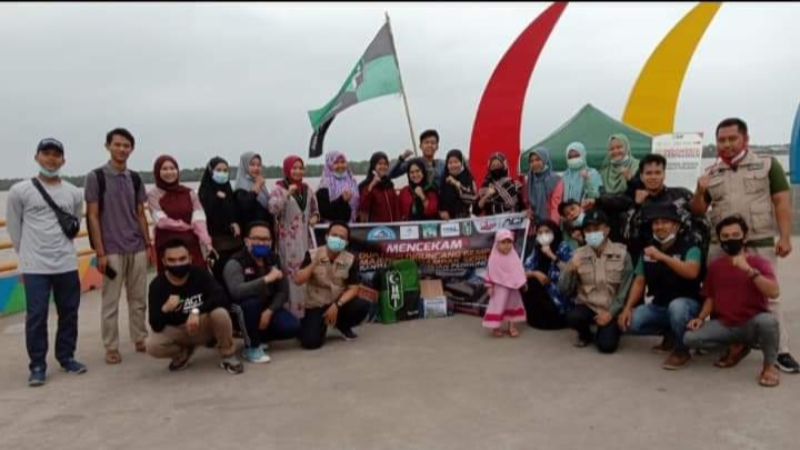 MRI Tanjab Barat bersama OKP saat galang dana Sulsel dan Kalsel