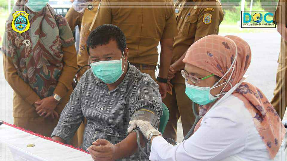 Vaksinasi Covid-19 tahap kedua Pemkab Tanjab Timur 