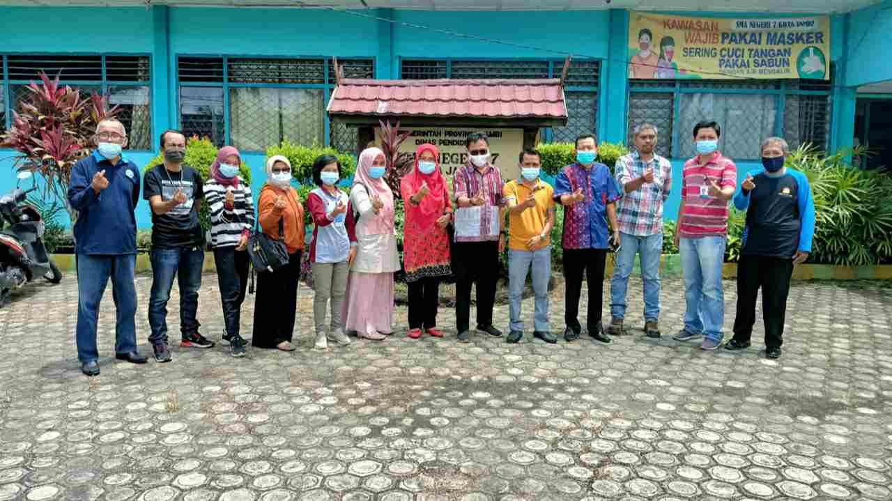 BKKBN Jambi dan anggota SMSI Jambi tinjau lokasi sosialisasi stunting 