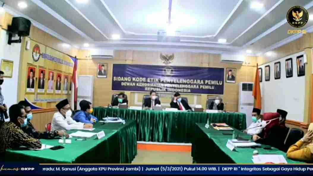 Sidang dugaan pembocoran data atas teradu M Sanusi oleh DKPP RI