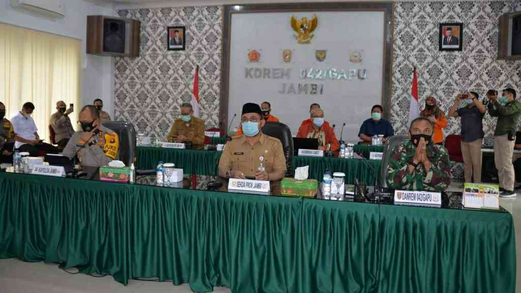 Rapat koordinasi penanganan Karhutla Pemprov Jambi 