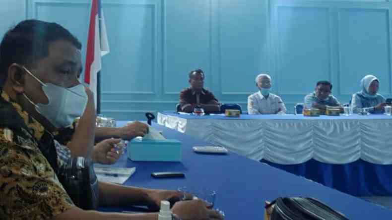 Rapat koalisi partai pengusung Al Haris-Sani
