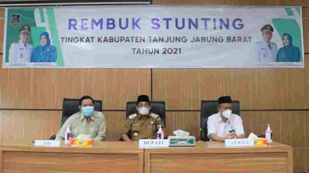 Rembuk Stunting Pemkab Tanjab Barat 2021