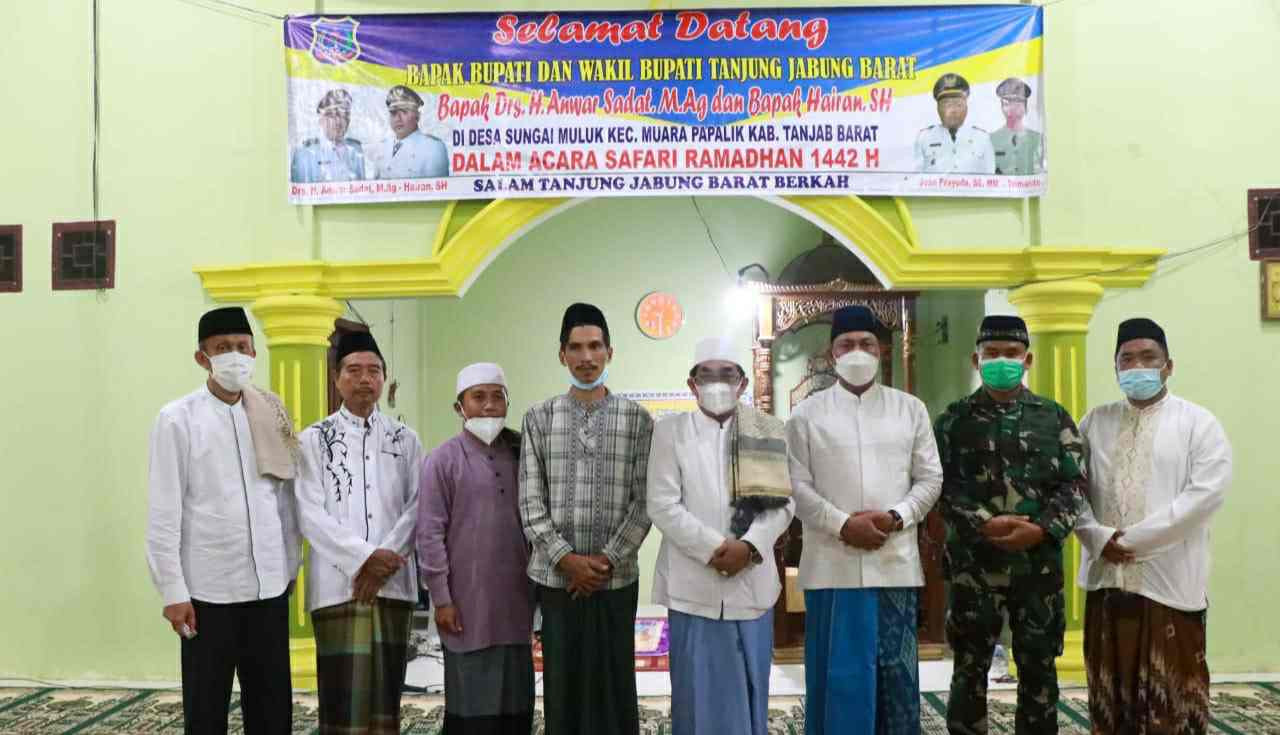 Anwar Sadat dan Hairan saat safari Ramadan