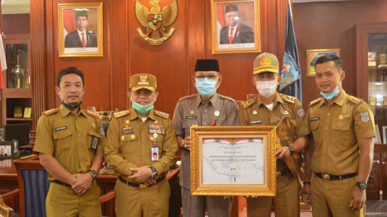 Al Haris didampingi Pj Sekda, Kabag Organisasi Setda Merangin