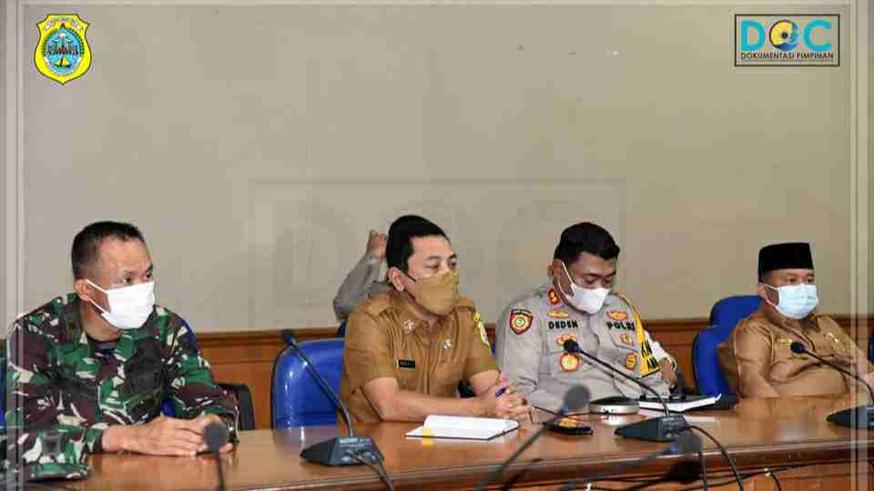 Rakor Penegakan Disiplin Protokol Kesehatan dan Penanganan Covid-19