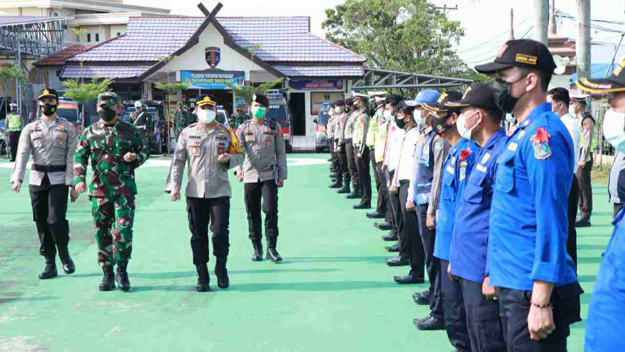 Apel Gelar Pasukan Operasi Ketupat 2021 Tanjab Barat
