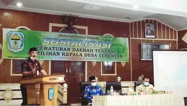 Sosialisa Perda tentang Pilkades serentak Kabupaten Kerinci