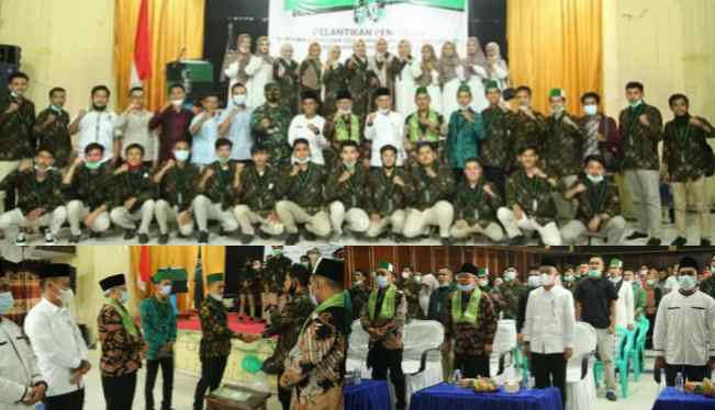 Wabup Kerinci saat hadiri pelantikan pengurus HMI dan KOHATI cabang Kerinci