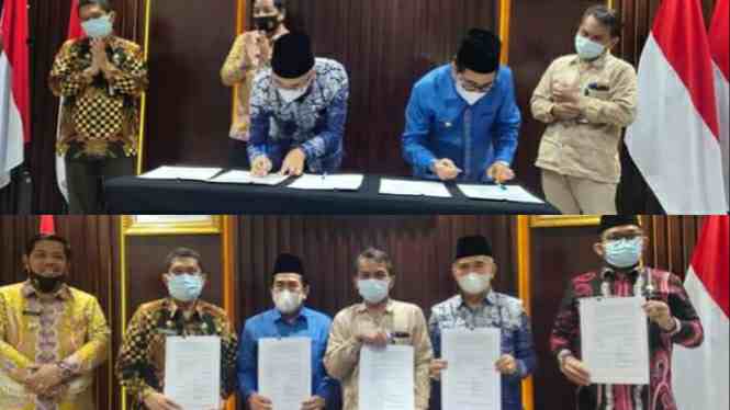 Serah terima aset dari Kabupaten Kerinci kepada Pemkot Sungai Penuh