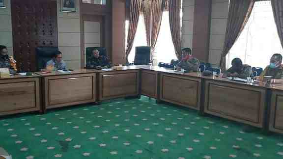 Rakor  penanganan Covid-19 Pemkot Sungai Penuh