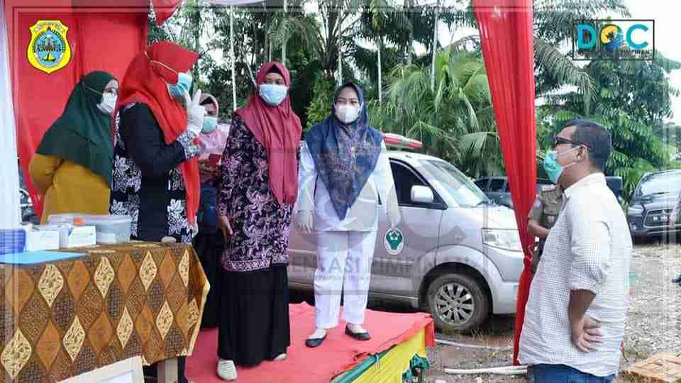 Bupati Romi saat tinjau Posko Ketupat