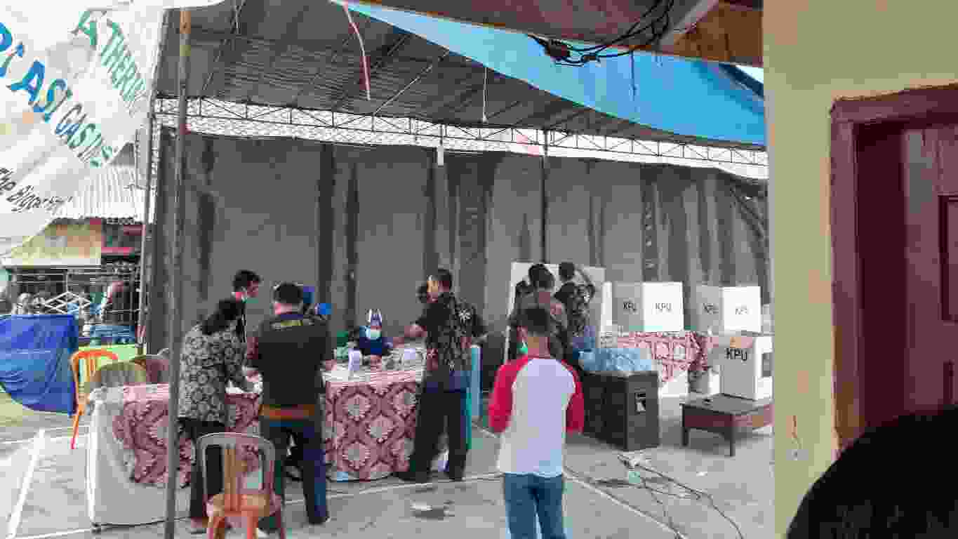 Perhitungan suara TPS 19 Desa Mendalo Darat 