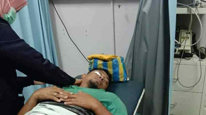 Salah satu wartawan korban penyerangan