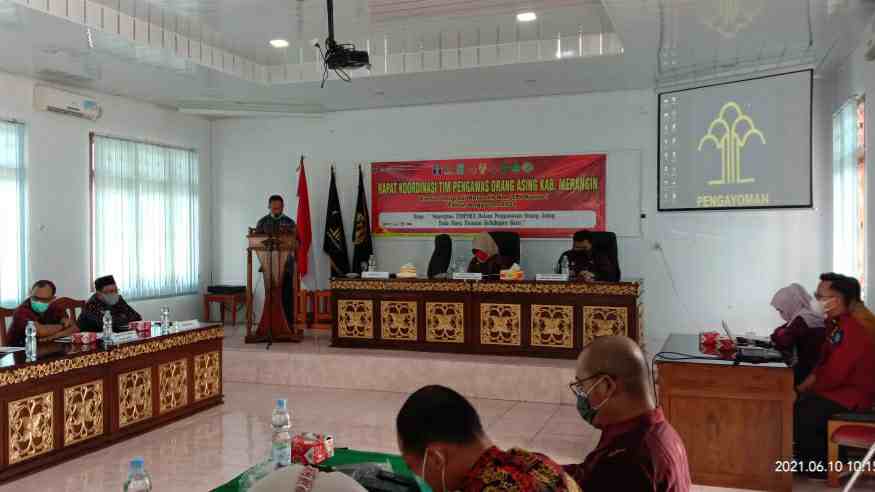 Rakor pengawasan orang asing di Merangin