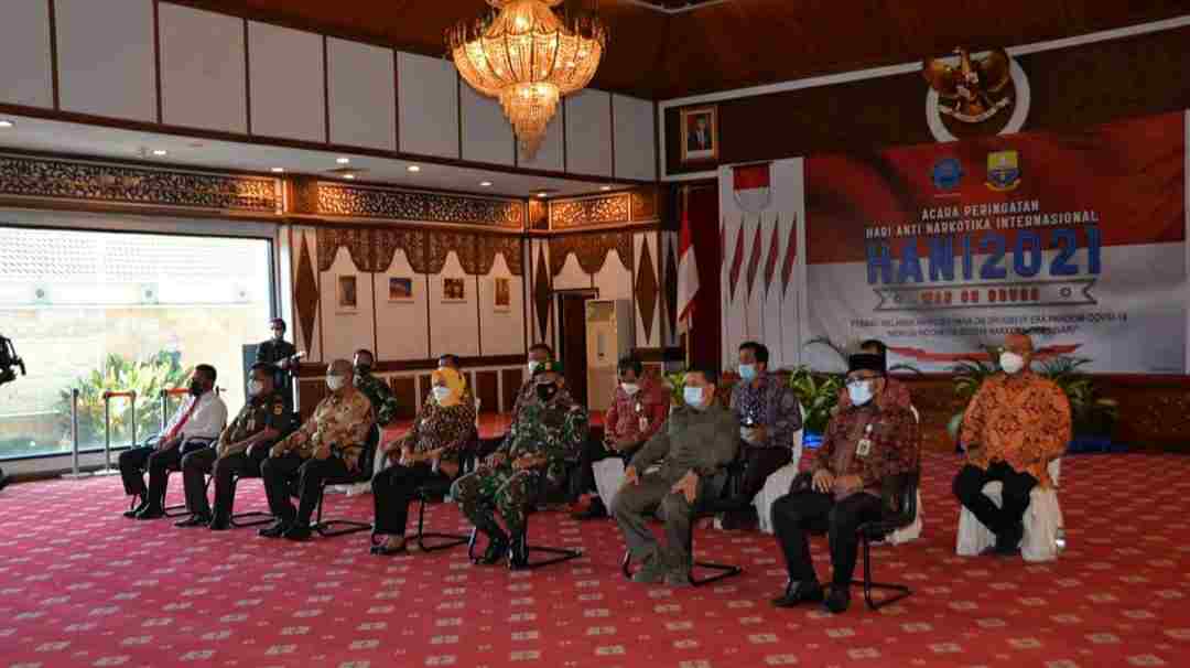 Pj Gubernur Jambi saat peringatan HANI 2021