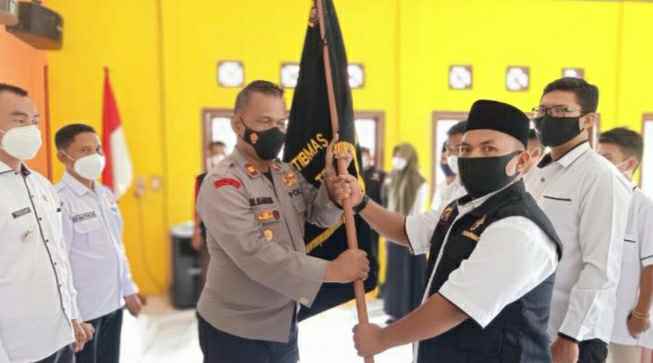 Pelantikan pengurus Pokdar Kamtibmas Bhayangkara Rimbo Ulu