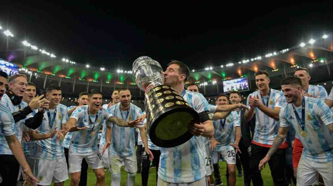 Argentina saat juara Copa America 2021