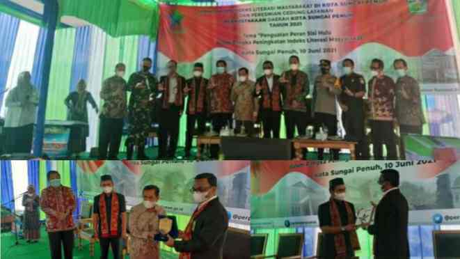 Peningkatan Indeks Literasi Masyarakat dan Peresmian Gedung Layanan Perpustakaan Daerah Sungai Penuh