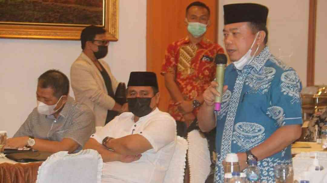 Al Haris saat pertemuan dengan pihak Balai di Provinsi Jambi 