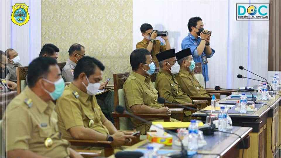 Romi Hariyanto saat hadiri Rakor Karhutla