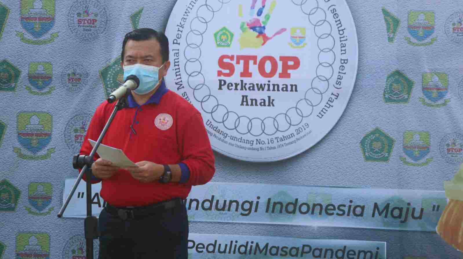Gubernur Al Haris saat peringati Hari Anak Nasional 