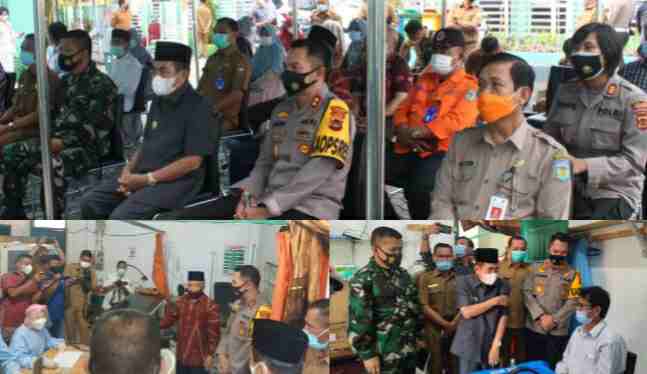 AJB saat ikuti lauching Gerakan Serempak Pekan Vaksinasi Lansia Se Provinsi Jambi