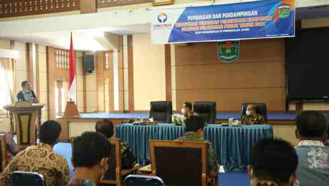 AJB saat hadiri kegiatan pembinaan dan pendampingan komponen standar pelayanan publik