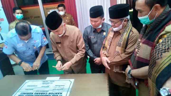 Peresmian Kantor Bank Jambi Cabang Kerinci di Siulak