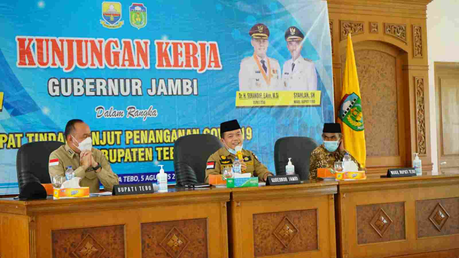 Al Haris saat kunjungan kerja ke Tebo