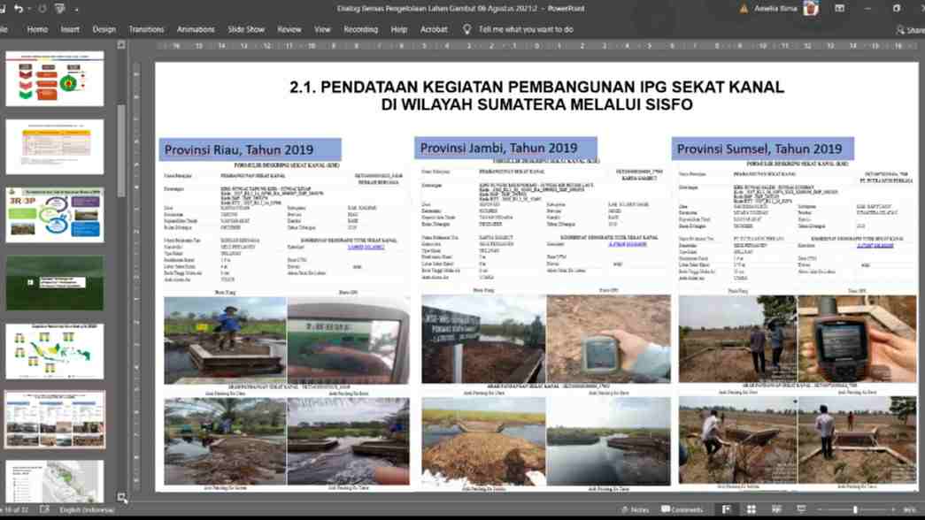 Dialog virtual BRGM wilayah Sumatera