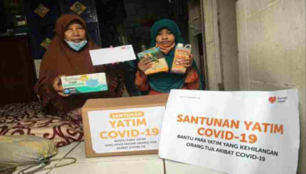 Santunan beasiswa Rumah Zakat untuk yatim dan dhuafa