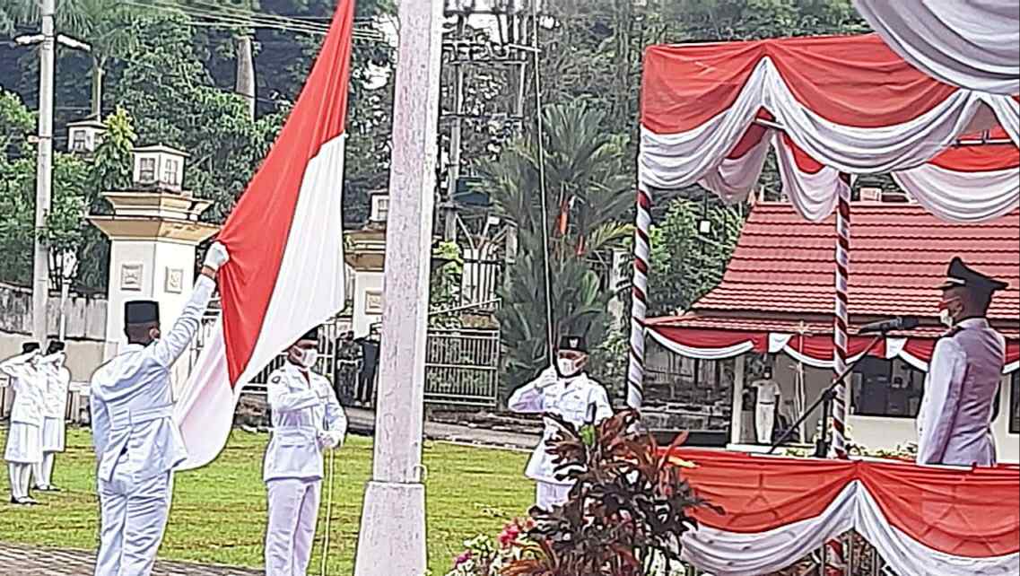 Upacara HUT ke-76 RI di Merangin