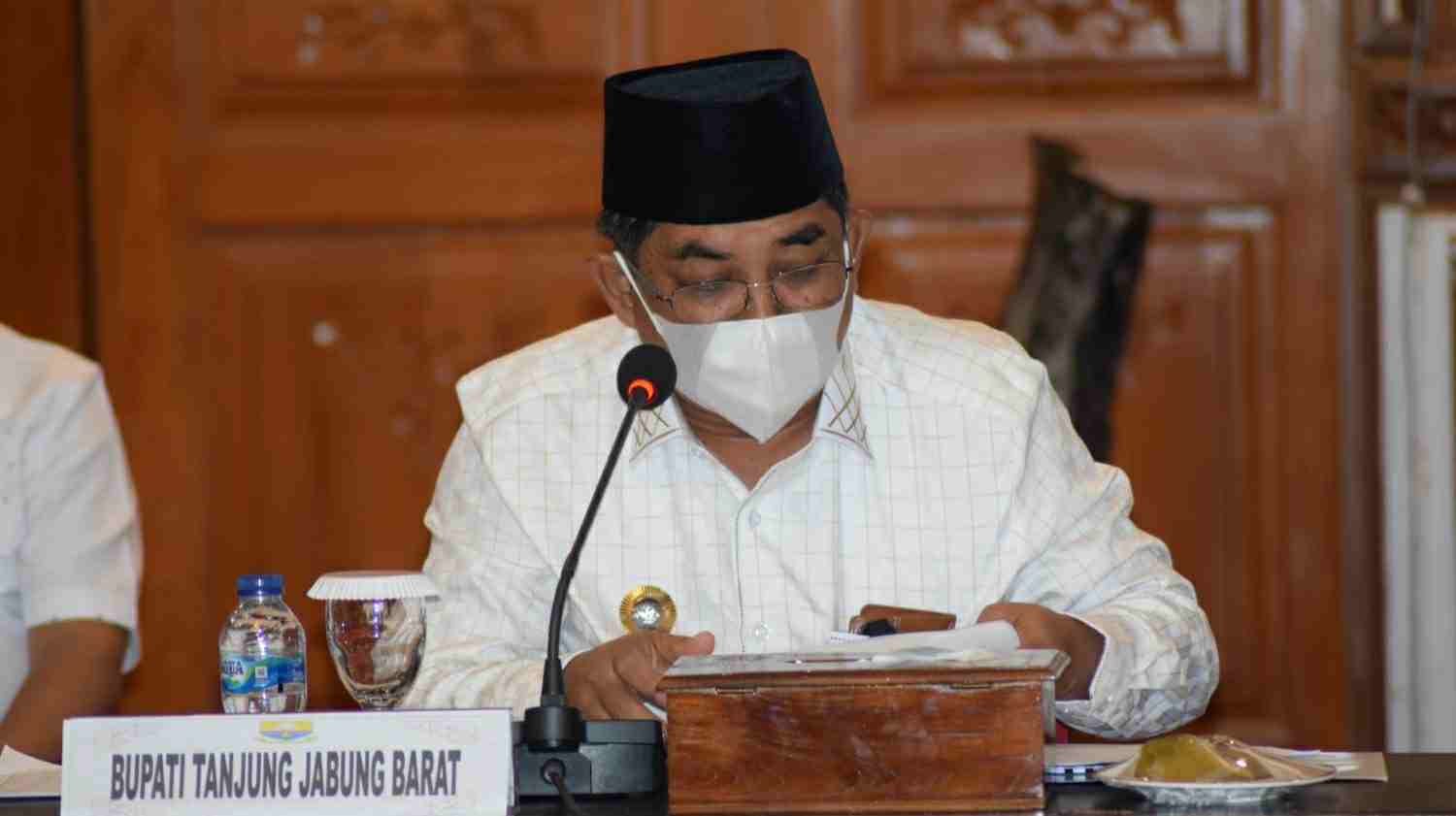 Bupati Anwar Sadat saat ikuti Rakor pelaksanaan MTQ ke-50 Provinsi Jambi