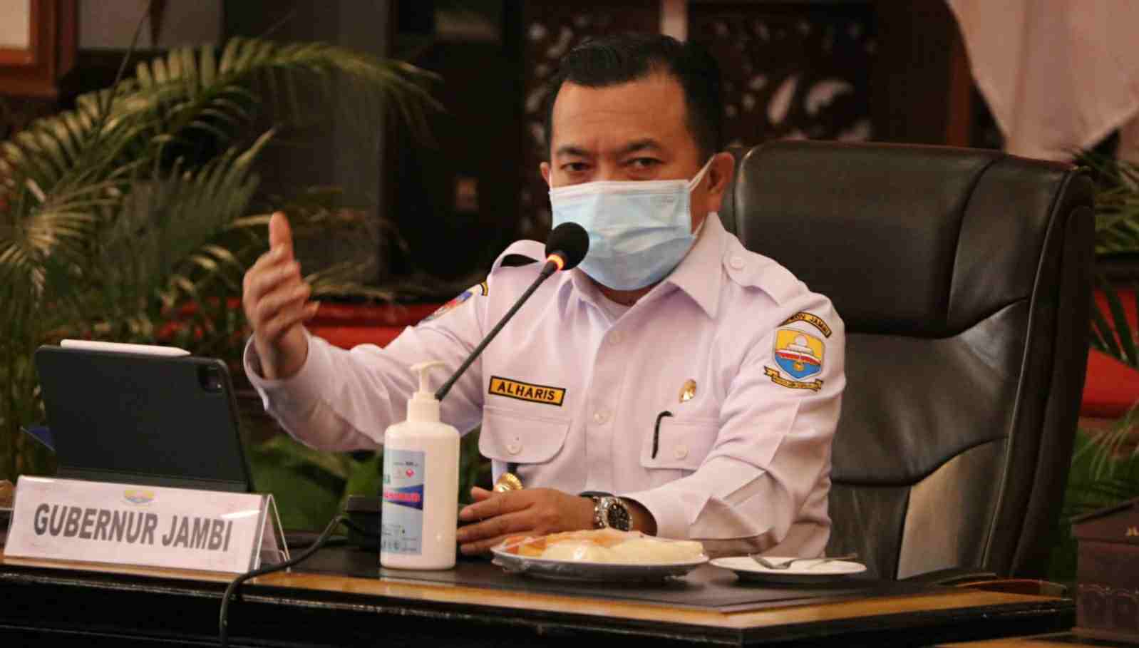 Gubernur Al Haris saat pimpin Rakor pelaksanaan MTQ ke-50 Provinsi Jambi