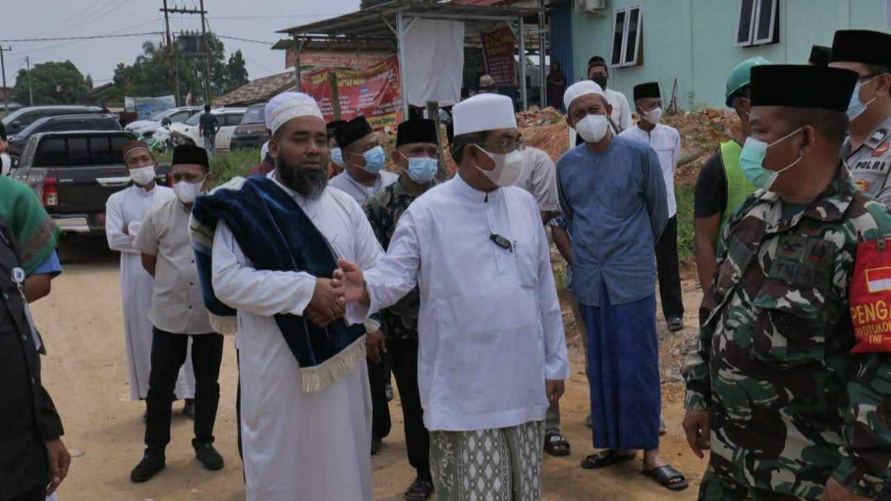 Bupati Anwar saat Safari Jumat di Masjid Al Makmur Simpang Rambutan Desa Suban