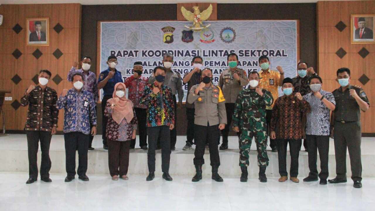 Rakor lintas sektoral persiapan pengamanan MTQ ke-50 Provinsi Jambi 