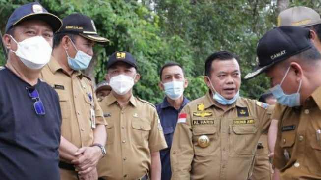 Kadis PUPR Jambi saat dampingi kunker Gubernur Al Haris ke Kerinci dan Sungai Penuh
