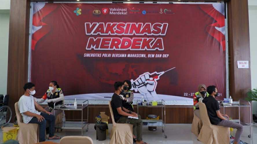 Vaksinasi merdeka Biddokkes dan Unimus