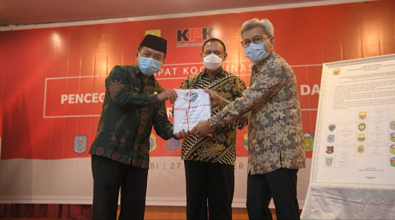 Gubernur Al Haris dan Ketua KPK RI, Firli