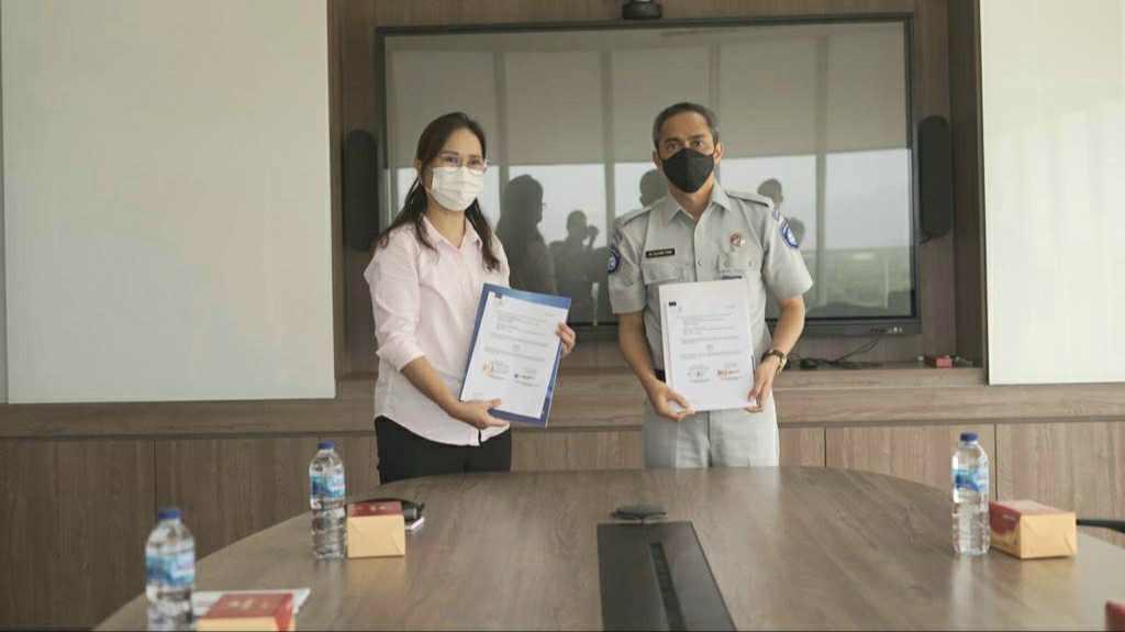 Penandatanganan kerja sama Jasa Raharja Jambi dan RS Rapha Theresia Jambi