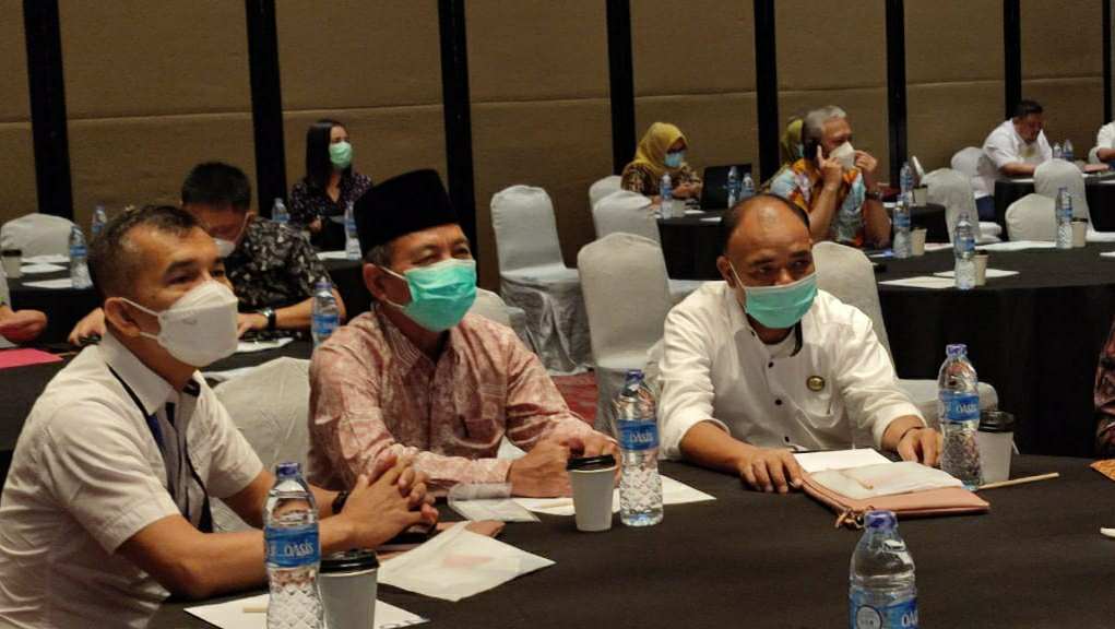Bupati Mashuri saat ikuti Rakor Teknis Pinjaman Daerah