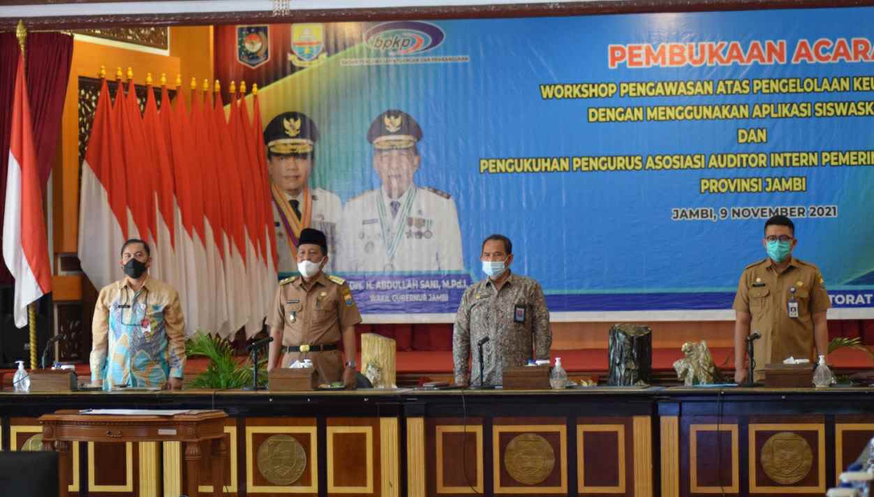 Inspektorat III Kemendagri dan Wagub Abdullah Sani saat hadiri Workshop Pengawasan Dana Desa