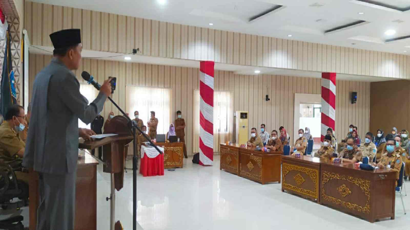 Sekda Fajarman saat hadiri coaching clinik Reformasi Birokrasi