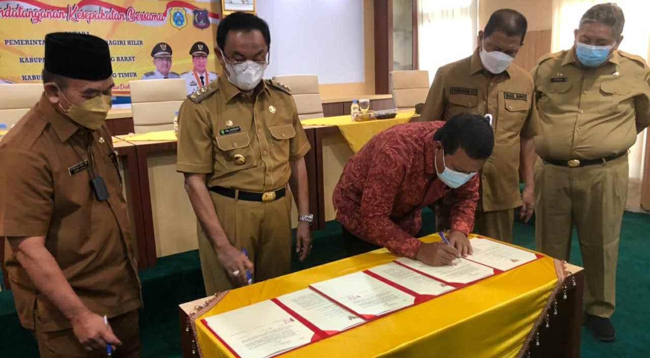 MoA Pemkab Inhil, Tanjab Barat dan Tanjab Timur