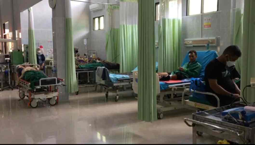 6 penumpang spead boad Diva Expres yang dirawat di RSUD Daud Arif Kuala Tungkal 